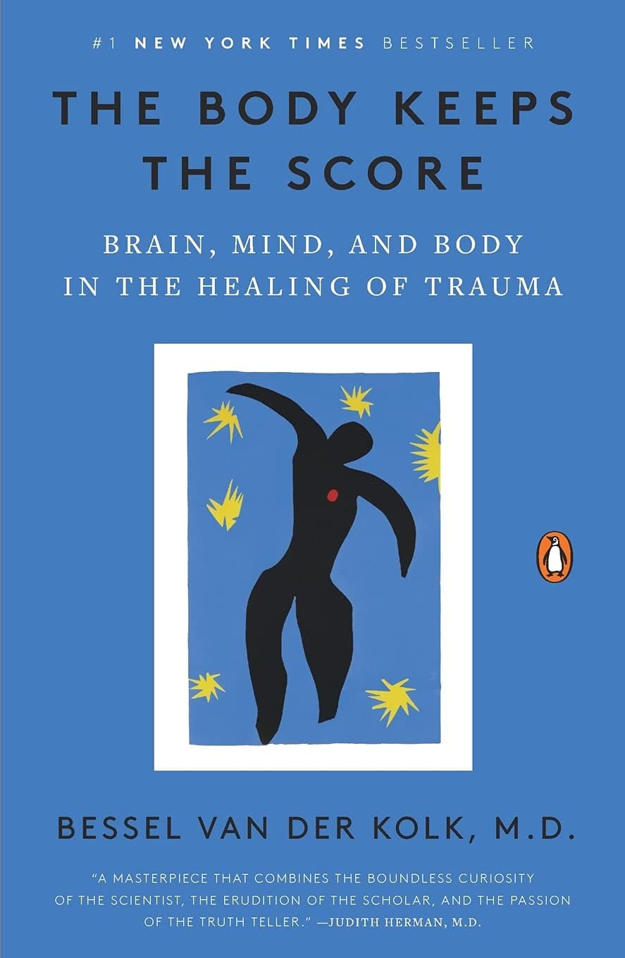 The media cover for “The Body Keeps the Score” by Bessel Van Der Kolk, M.D.