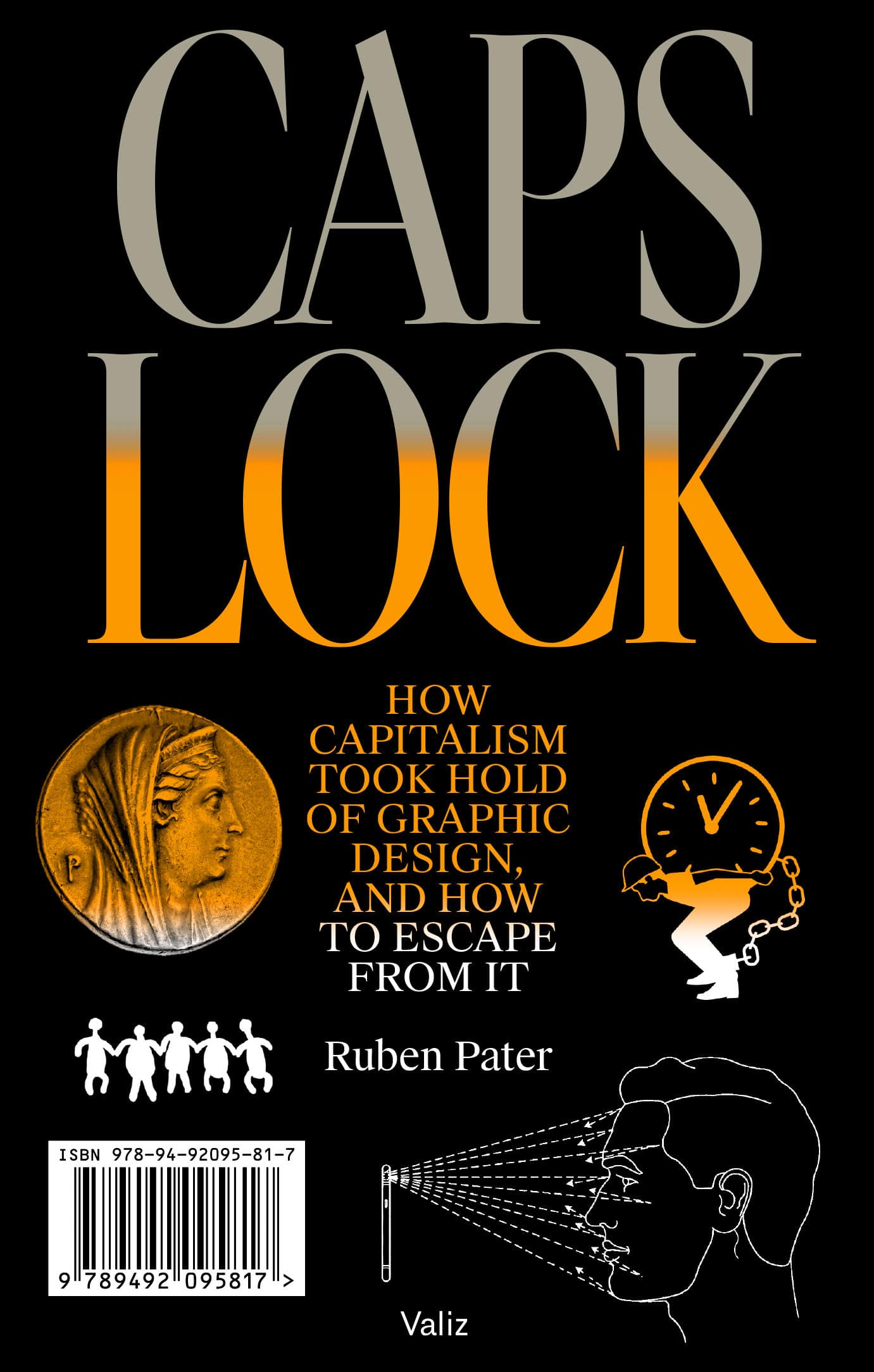 The media cover for “CAPS LOCK” by Ruben Pater